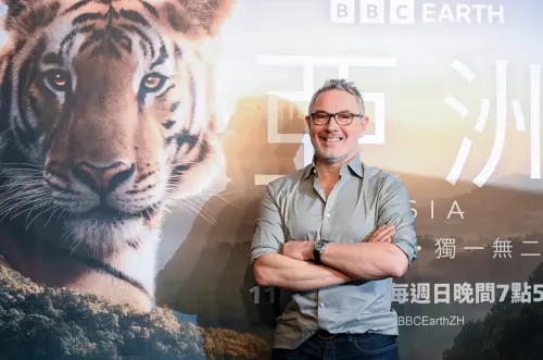 ▲BBC Studios自然歷史部門負責人喬尼基林，特地來台灣宣傳即將在台播出的最新紀錄片鉅獻《亞洲》。（圖／BBC Earth提供）