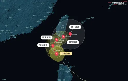 天兔颱風環流重整中！鄭明典：走法不一定登陸往東　7地強風大雨
