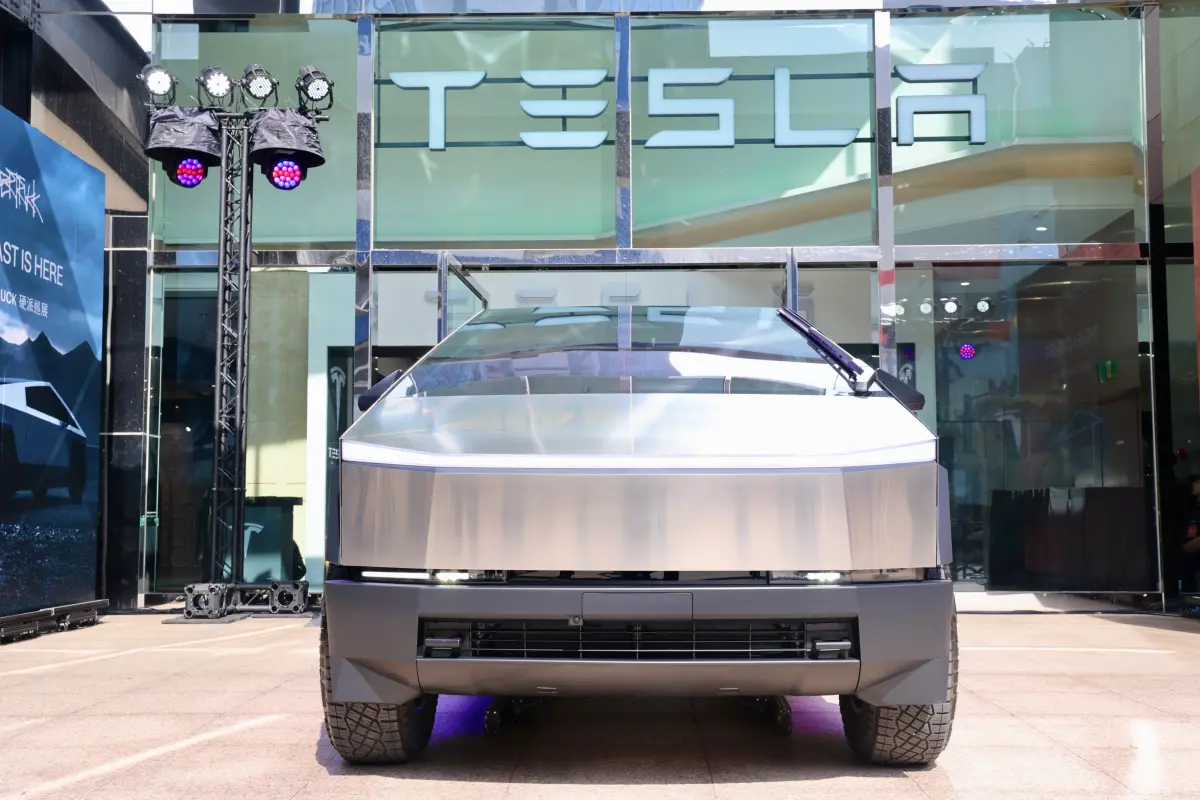 ▲有消息傳出，美國國務院正打算與特斯拉簽訂一份總值4億美元的合約，為期5年，向特斯拉購買Cyber​​truck。（圖／記者李政龍攝）