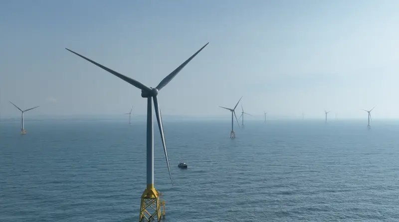 ▲位於苗栗外海的「海盛」(Formosa 4)離岸風電計畫已於10月底正式取得經濟部能源署核發之籌設許可。圖為風睿能源曾經負責的海能風電(Formosa 2)。(圖/取自風睿能源官網)