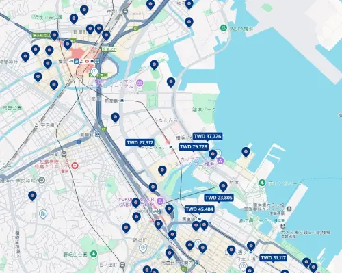 12強中華隊前進東京!機票飆漲、住宿貴 傑西大叔:划算通勤靠它 ▲旅遊達人「傑西大叔」提醒,「有沒有房間比機票更重要」,他透露整個東京的飯店已經是客滿狀態。(圖/翻攝自Google Map)