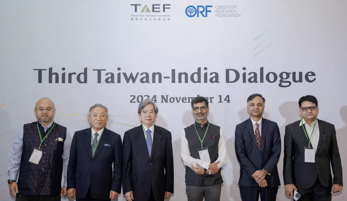 ▲第三屆台印對話論壇參與貴賓合影。（圖／台灣亞洲交流基金會提供）