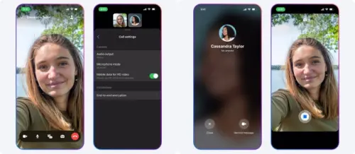 ▲Messenger 加入了高畫質視訊通話，同時語音留言功能也一起上線。（圖／官方提供）