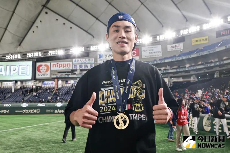 ▲味全龍當家游擊手張政禹，與老大哥林智勝私交甚篤，昨日也跟《NOWnews》聊到與老大哥互動過往，分享12強奪冠後，與老大哥的有趣小故事。（圖／記者葉政勳攝 , 資料照）