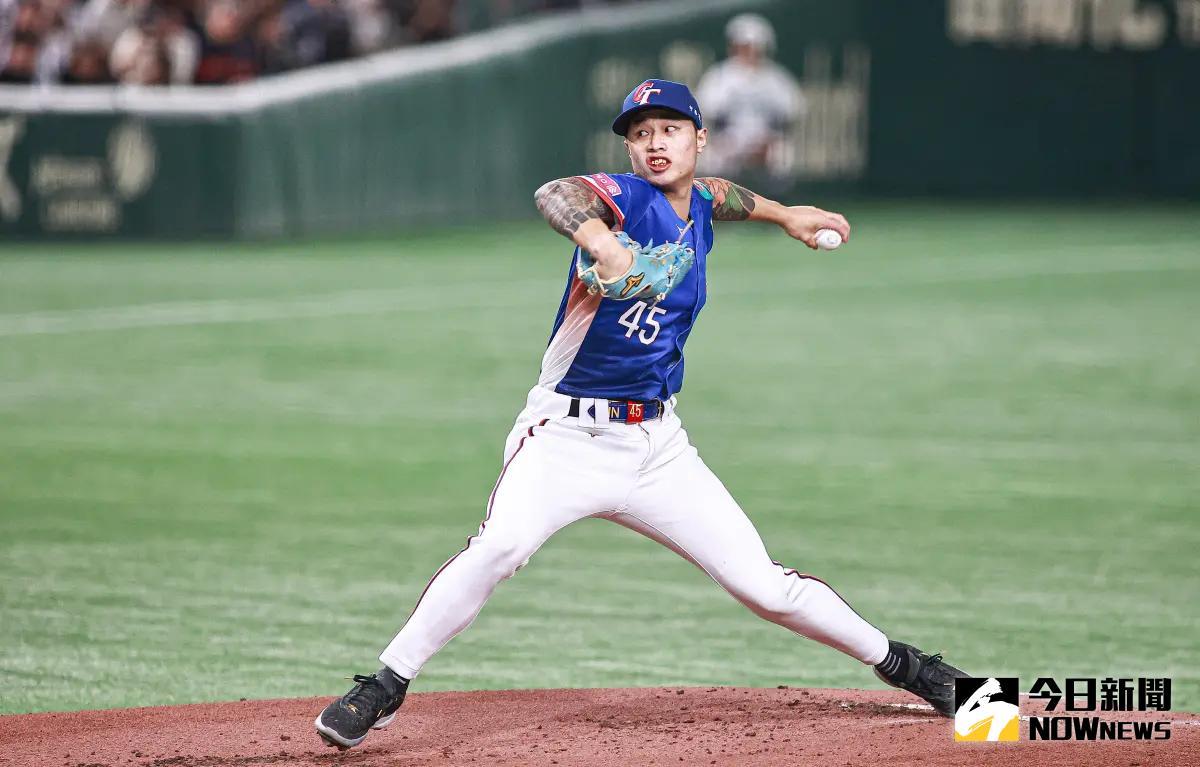 ▲中華隊金牌戰先發投手林昱珉主投4局3k無失分，好表現受到美國媒體稱讚，不過也撰文分析他若要挑戰大聯盟，控球是他接下來的課題。（圖／記者葉政勳攝 , 2024.11.24）