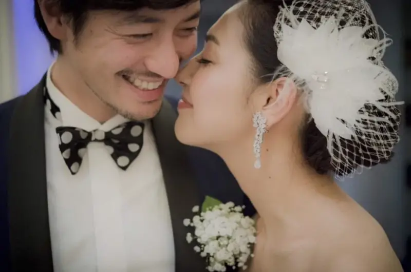 ▲竹財輝之助(左)和藤真美穗(右)在2014年結婚,6年前才成功生下女兒。(圖/藤真美穗IG)