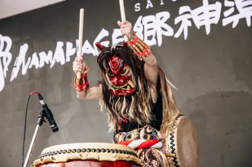 ▲秋田縣「生鬼太鼓鄉神樂」將重返東北遊樂日舞台演出。（圖／業者提供）