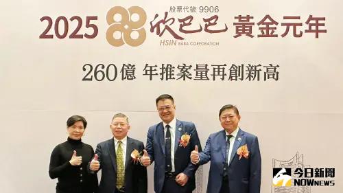 欣巴巴2025年推案量創新高　高雄台南推總銷260億預售新案
