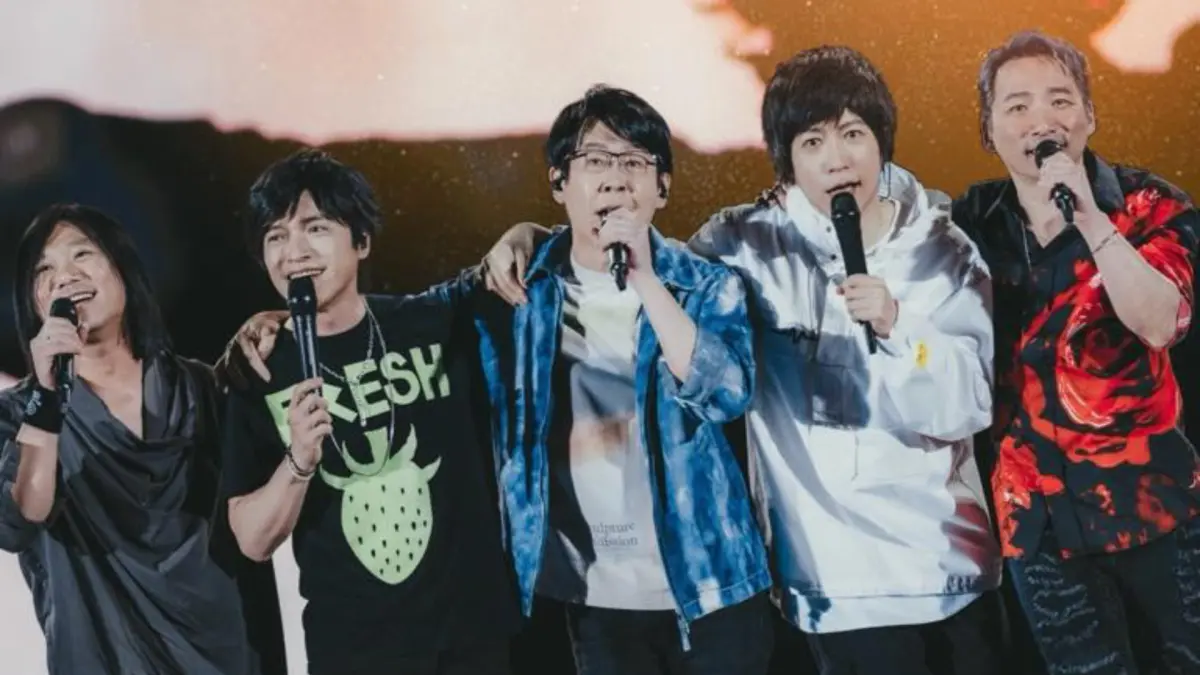 ▲五月天將在12月31日播出線上跨年演唱會，粉絲還能到電影院同樂，門票將在明日開放索取，需留意的是入場要實名制。（圖／五月天臉書）