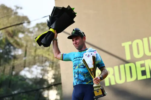 自由車名將Mark Cavendish。(圖/美聯社/達志影像) ▲自由車名將Mark Cavendish生涯拿下35次環法冠軍,史上第一。(圖/美聯社/達志影像)
