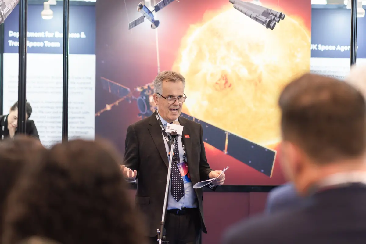 ▲英駐台代表：台英可成為太空產業超級盟友。（圖／英國在台辦事處提供）