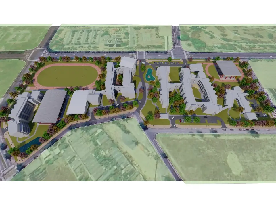 ▲「國立高科實驗高級中等學校校舍新建工程」正式進入發包階段，是一所綜合型學校，預計117年8月竣工開校，逾2千位學生就讀。(圖／高市府提供)