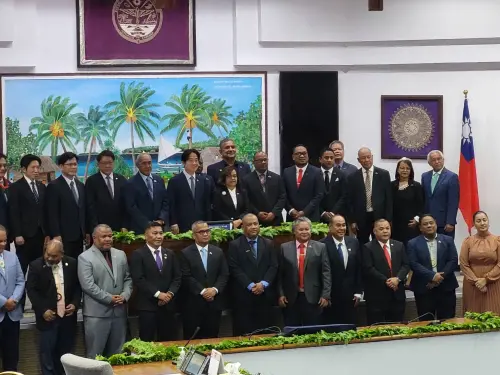 賴清德赴馬國演講。(圖/記者陳佩君攝,20234.12.3) ▲賴清德赴馬國國會演講。(圖/記者陳佩君攝,20234.12.3)