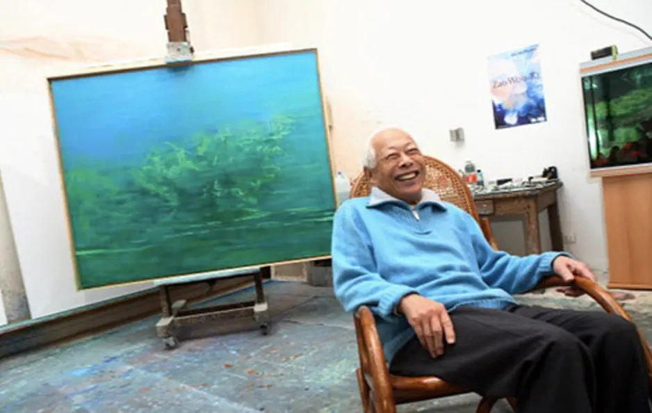 ▲趙無極與吳冠中、朱德群並稱中國藝術界「留法三劍客」，是二十世紀中期藝術史上的重要人物。（圖／翻攝自artistrunwebsite）