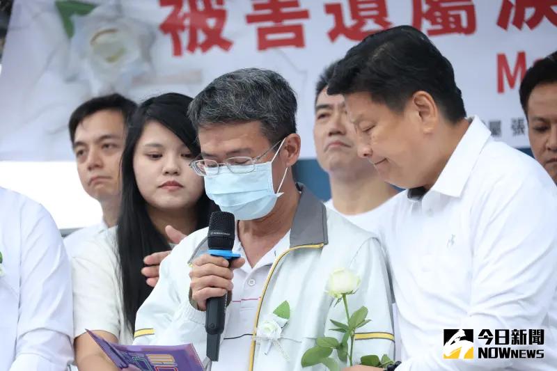 ▲新北割喉案的楊爸爸。（圖／記者陳明安攝，2024.12.03）