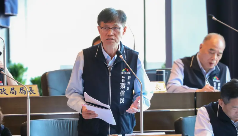 ▲教育局長蔣偉民說，學校允許警方帶走學生和老師、沒有阻止，應該檢討。（圖／台中市政府提供，2024.12.04）