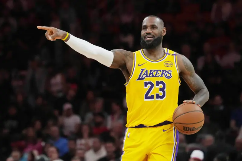 ▲洛杉磯湖人一哥「詹皇」LeBron James即將滿39歲，生涯能否再創新紀錄成話題之一。（圖／美聯社／達志影像）