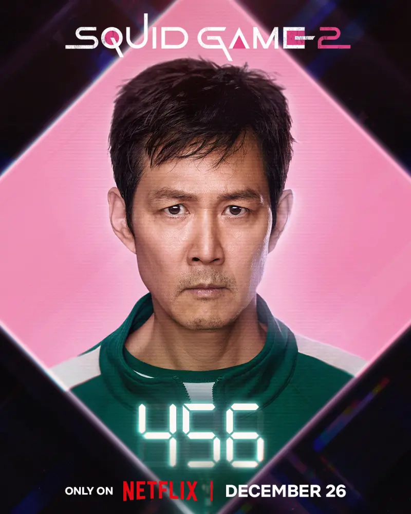 ▲李政宰飾演456號成奇勳。(圖/Netflix)