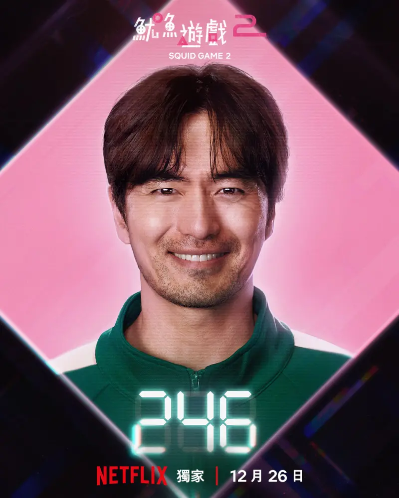 ▲李陣郁飾演246號朴璟碩。(圖/Netflix)