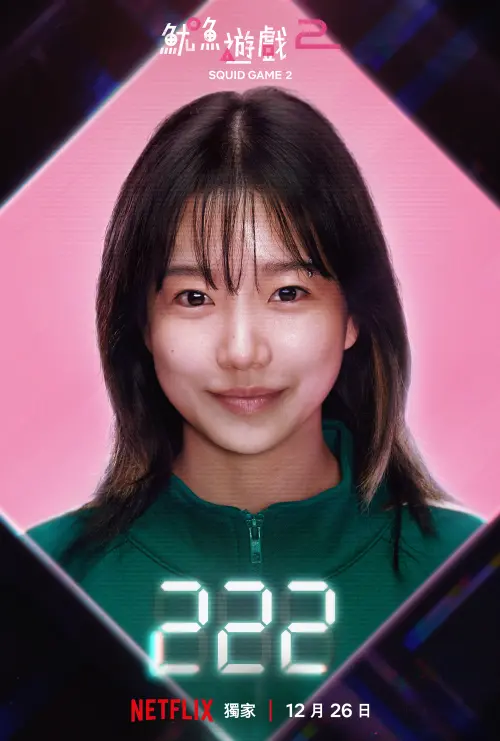 ▲曹柔理飾演222號金純熙（。（圖／Netflix）