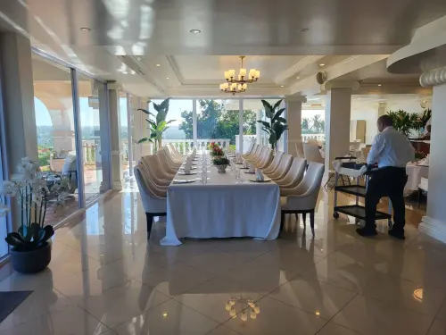 ▲賴清德與總督茶敘餐桌。（圖／記者陳佩君攝，2024.12.05)