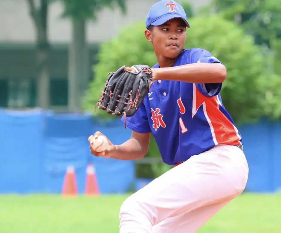 ▲歐子喬過去曾入選U12中華隊，是一位南非與台灣混血的選手，未來將以挑戰美職為目標。（圖／攝影師 木永可名 授權使用）