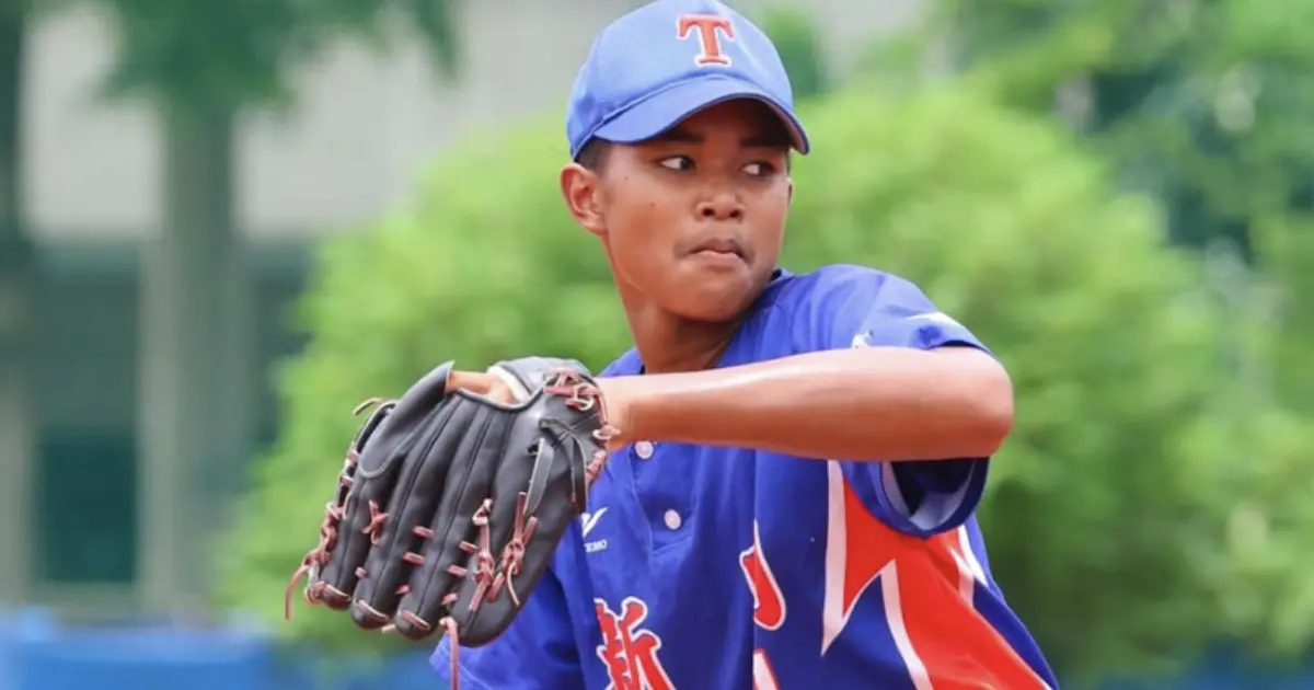 ▲歐子喬過去曾入選U12中華隊，是一位南非與台灣混血的選手，未來將以挑戰美職為目標。（圖／攝影師 木永可名 授權使用）