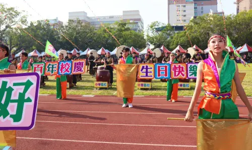 ▲高雄市鹽埕國小於今（7）日舉辦百年校慶活動。（圖／高市府教育局提供）