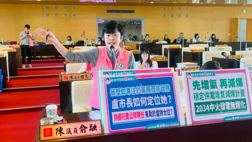 綠酸中市知名度冠軍蔡壁如「值得帶在身邊」　盧秀燕卻誇他更有名
