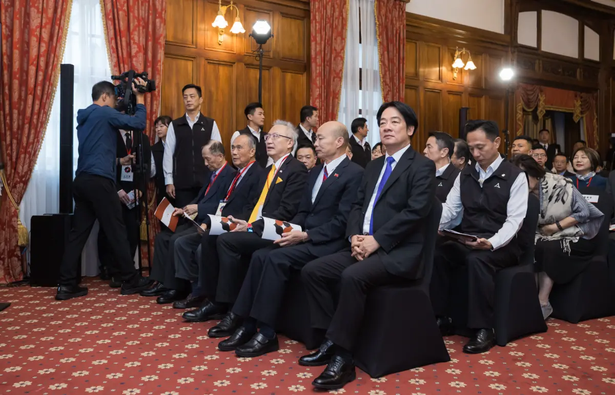 ▲賴清德明日將於總統府接見韓國瑜所率領的川普就職觀禮代表團，並將進行1小時閉門會議。（圖／總統府提供）