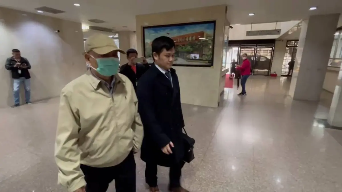 ▲涉入京華城案的鼎越開發前董座朱亞虎，自11月22日以200萬交保後，今（10）日首度赴台北地檢署作證。（圖／記者徐敏娟攝）