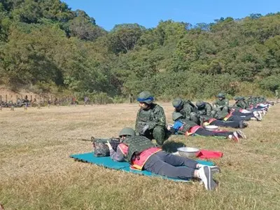 ▲備役替代役男進行實彈射擊訓練(圖／民政局提供2024.12.10)