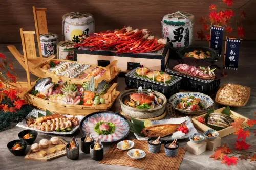 台北喜來登館內自助餐廳十二廚將於12月12日起推出「北海道美食祭」,30款以上的道地雪國料理、松葉蟹吃到飽,還有草莓季甜點等。(圖/台北喜來登大飯店提供) ▲台北喜來登館內自助餐廳十二廚將於12月12日起推出「北海道美食祭」,30款以上的道地雪國料理、松葉蟹吃到飽,還有草莓季甜點等。(圖/台北喜來登大飯店提供)