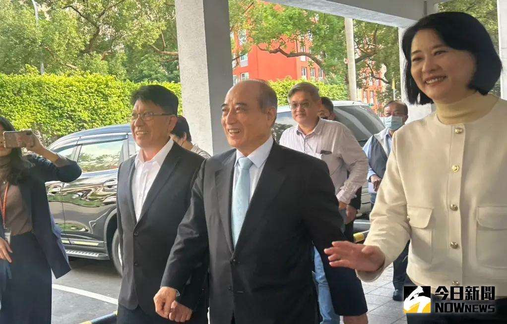 ▲前立法院長王金平今天拜會國民黨團。（圖／記者林怡昕攝，2024.12.11）