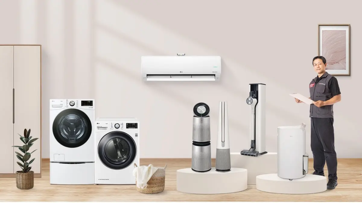 ▲LG領先業界推出「尊榮保養服務」，由原廠提供專業的深層清潔，讓家電能常保最佳使用效能。（圖／LG提供）