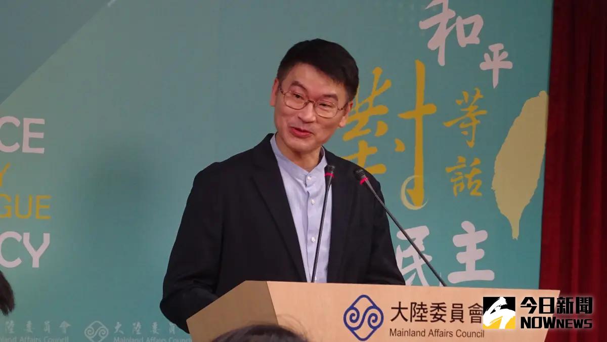 ▲陸委會副主委兼發言人梁文傑。（圖／記者呂炯昌攝，2024,12,11）