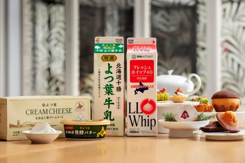 ▲本次「le beaujour 芃卓」下午茶菜單，使用來自日本優質的乳製品。（圖／「le beaujour 芃卓」提供）