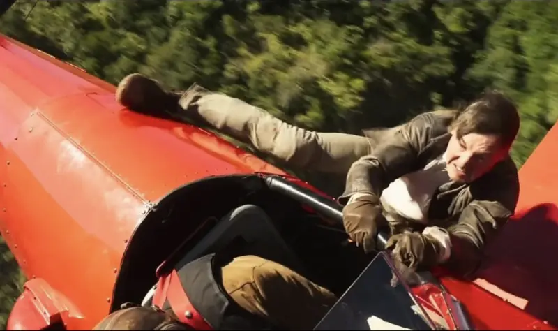 ▲湯姆克魯斯在《不可能的任務：最終清算》仍親自上陣演出驚險動作戲，但因為上一集的北美票房明顯不如預期，這一集能否反敗為勝也讓美國媒體不敢打包票。（圖／摘自IMDb）