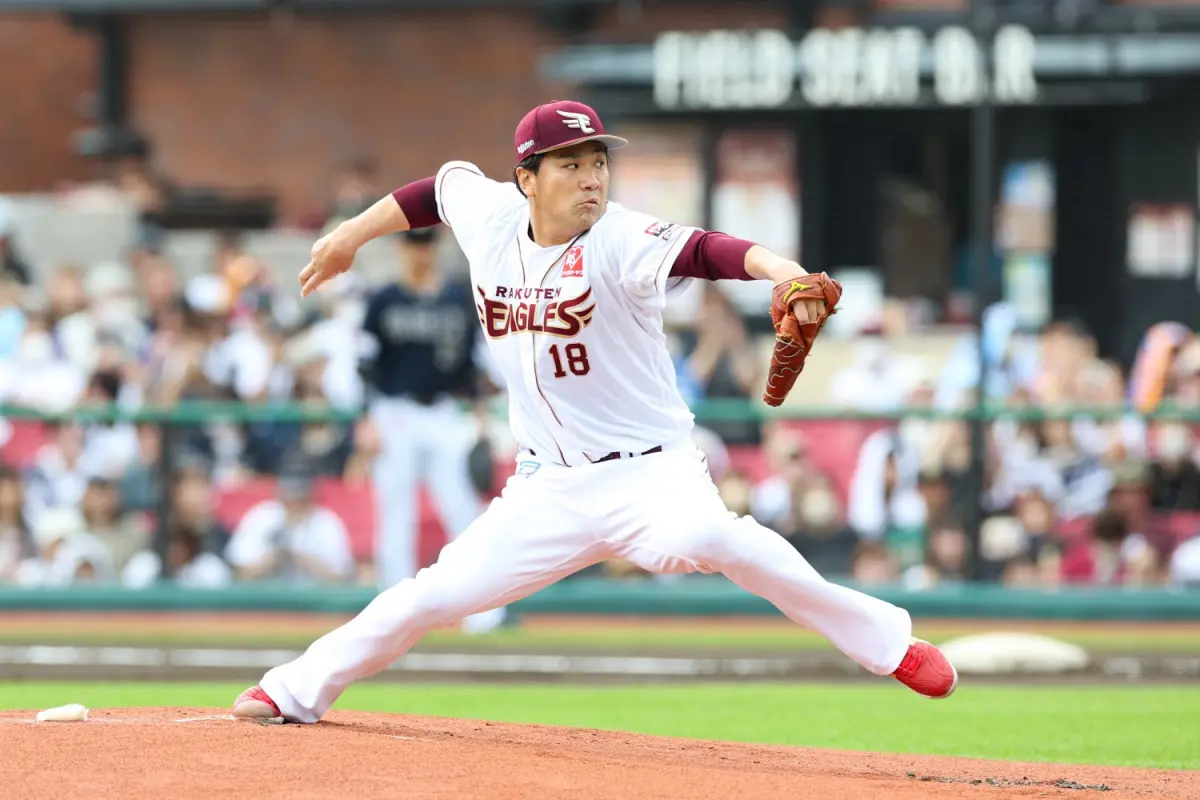 ▲日本職業棒球（NPB）目前效力於讀賣巨人的傳奇老將「神之子」田中將大，昨（1）日先發迎戰廣島東洋鯉魚只投三局就被敲出8支安打，痛失3分，只能提前下場。（圖取自／t_masahiro18 X）