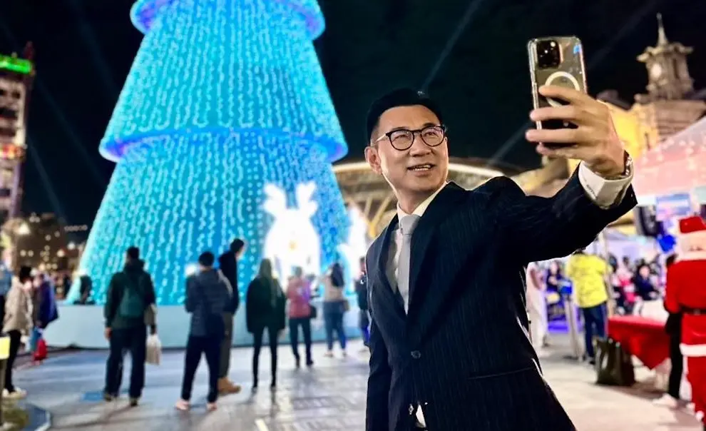 ▲江啟臣勤於參與中市府的公開活動，積極在台中各區亮相。（圖／翻攝江啟臣臉書，2024.12.17）