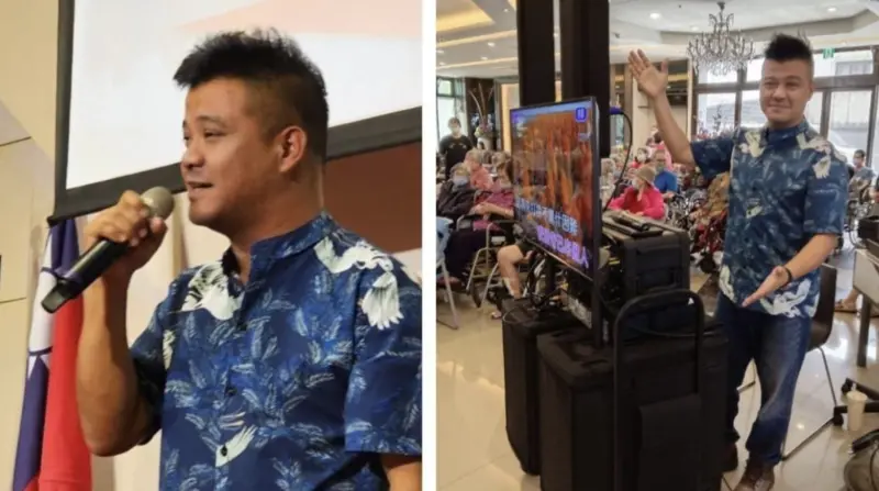 ▲台中商演歌手康岳疑似遭拐騙至緬甸的詐騙園區。(圖/翻攝自康岳臉書)
