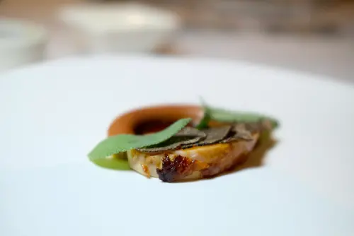 ▲紅玉土雞的雞胸肉厚度其實沒有如陳喬恩說的那麼薄。（圖／記者葉盛耀攝）