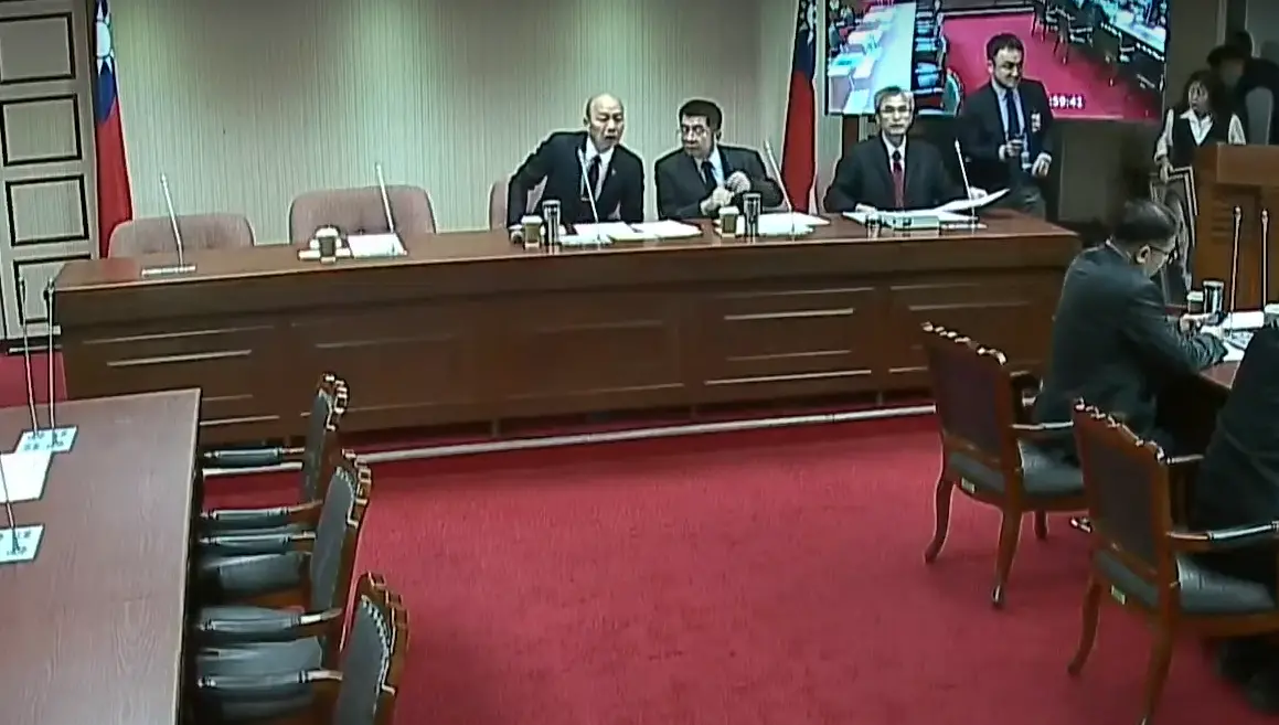 ▲韓國瑜主持朝野協商，感嘆今天協商氣氛有史以來最差。（圖／翻攝立院ivod系統）