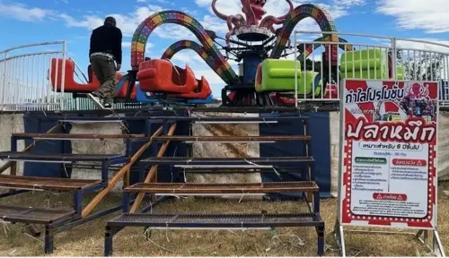 影／超恐怖遊樂園！「巨型章魚」把人拋飛　泰國12歲女童肋骨斷裂
