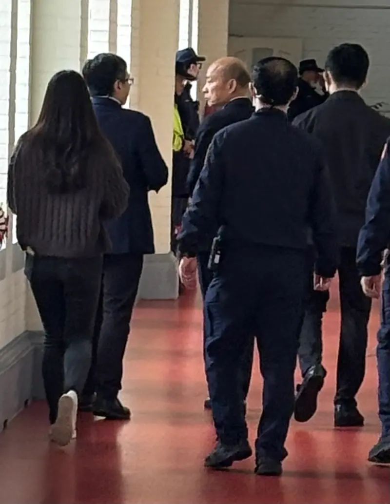 ▲保六加派警力保護立法院長韓國瑜。(圖/記者呂炯昌攝,2024,12,20)