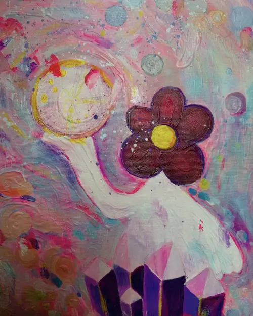 ▲孟耿如今（20）日更新社群，曬出一幅畫作引來粉絲關心。（圖／翻攝自孟耿如IG）