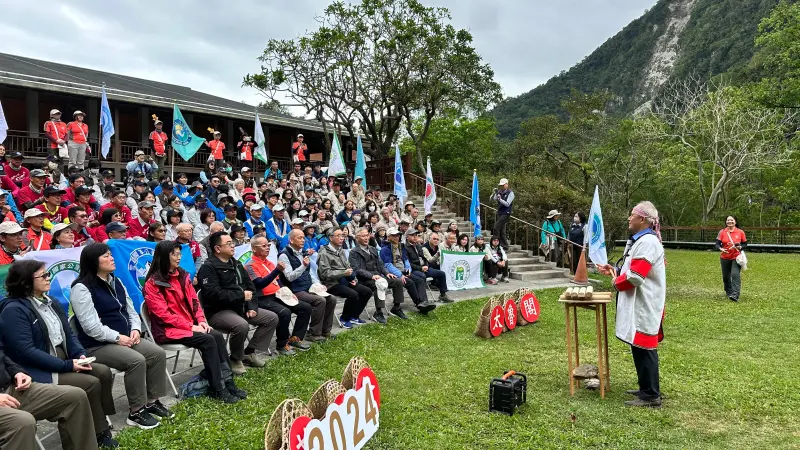 ▲內政部國家公園署太魯閣國家公園管理處舉辦為期3天的「震後重生˙愛在太魯閣」─2024年臺灣國家(自然)公園志工聯盟大會活動。（圖／太管處）