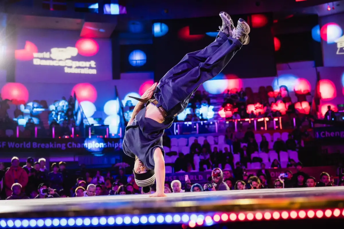 ▲孫振在WDSF成都世錦賽獲第6名佳績，再次寫下台灣霹靂舞新歷史。(圖/澄禹行銷提供)