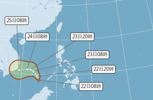 熱帶性低氣壓出現！「帕布颱風」24小時內生成　路徑、對台影響曝
