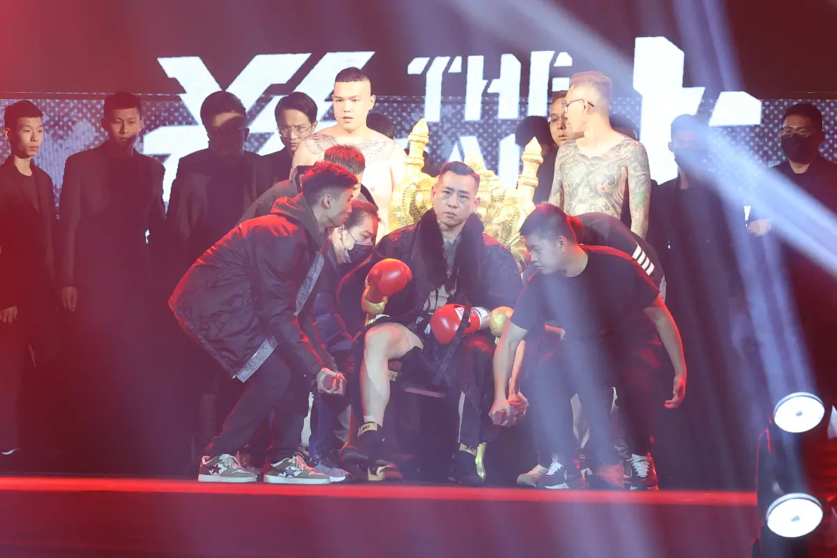 ▲蹦闆深夜發文，對《拳上》賽後統神被黑衣人圍堵的插曲表達歉意，並強調會給予社會大眾一個交代。（圖／記者李政龍攝）